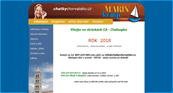 Desktop Screenshot of chatkychorvatsko.cz